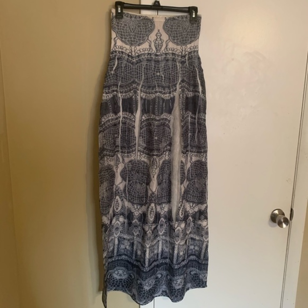 Strapless One Size Maxi Dress